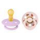 Соски пустушки BIBS Studio Colour 2 PACK Latex Round (кругла) Ladybug &ndash; Violet Sky Mix (2 в упаковці) 1й розмір 0-6місяців 101648 фото 2