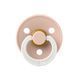 Соска пустушка BIBS Colour Latex Round (кругла) &ndash; Blush GLOW (світиться в темряві), 2й розмір 6-18місяців 101575 фото 4