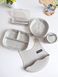Комплект посуду для годування від Heorshe, сірий 102184 фото 2