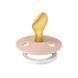 Соска пустушка BIBS Colour Latex Anatomical (анатомічна) &ndash; Blush GLOW (світиться в темряві), 2й розмір 6-18місяців 101985 фото 1