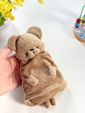 Грелка термоигрушка мишка на вишневых косточках, бежевый 101943 фото
