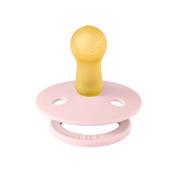 Соска пустышка BIBS Colour Latex Round (круглая) &ndash; Blossom, 2й размер 6-18месяцев 101607 фото