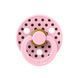 Соска пустышка BIBS Studio Colour Polka Small Latex Round (круглая) &ndash; Baby Pink / Mocha, 2й размер 6-18месяцев 101913 фото 3